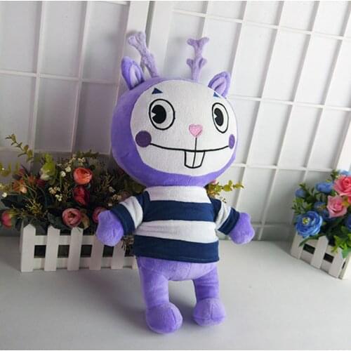 Anime Happy Tree Friends Plush Toys HTF Lammy Mime Figure Doll 39cm Filling Pillow Cartoon Cosplay for Gift