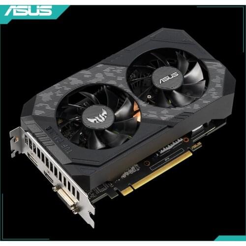 Asus TUF-GTX1660-O6G-GAMING Graphics NVIDIA® GeForce GTX 1660 PCI Express 3.0 6GB GDDR5 Video Card