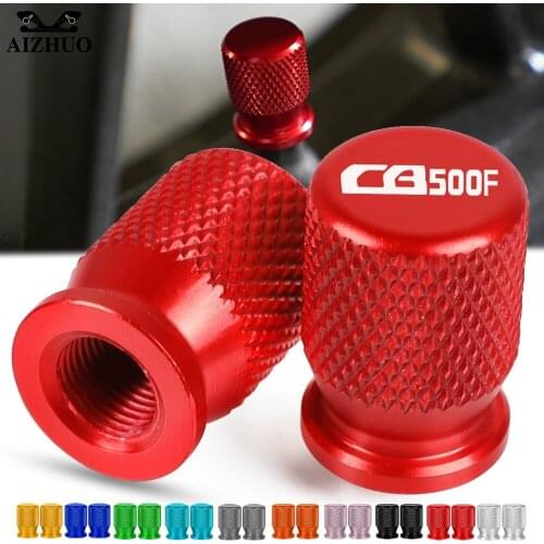 CBR 500R Motorcycle CNC Aluminum Tire Valve Wheel Tyre Air Port Cover Cap FOR HONDA CBR500R CB500X CB500F 2013-2018 CB500 F LOGO
