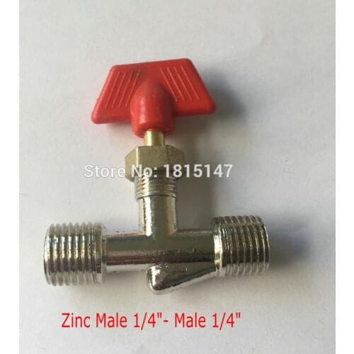 Zinc Connecter M1/4''-M1/4'' air compressor spare parts