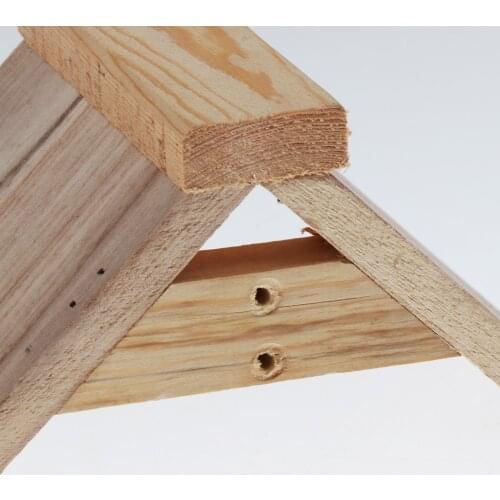 Wood Frames Plastic Grill Dwelling Pigeon for Birds Pigeon Standing Resting Perches Bird Roost Set