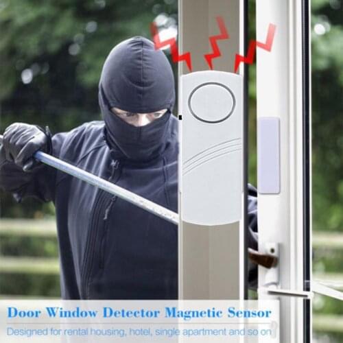 Door Burglar Alarm Home Security System With Magnetic Sensor Window Door Sensor Burglar Alarm Alert Warning Alarm Sensor Retail