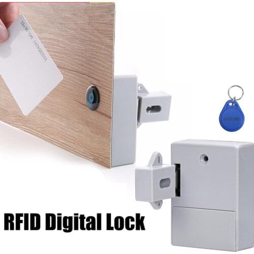 Electronic Lock Drawer Door Invisible Hidden Free Opening Intelligent Sensor Cabinet Lock Locker Wardrobe Lock Security Keyless