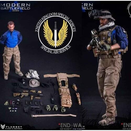 FLAGSET 73031 1/6 Doomsday War Series END WAR Grim Reaper Team 12 inch action figure model toy collection in stock