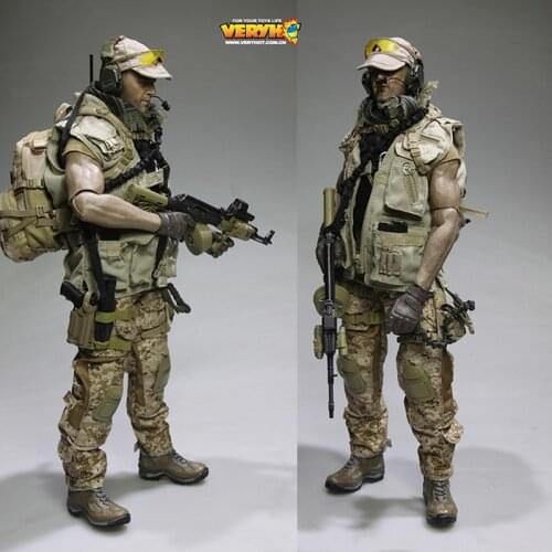1/6 Scale VERYHOT VH1047 PMC Camouflage Weaponry Male Soldier Clothes Clothing Set For 12" Action Figure Male Body