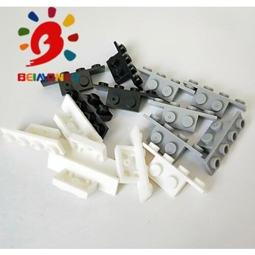Free Shipping!BEIMONGO Building Blocks Angle Plate 2436 *1x2/1x4* 50PCS Bracket Intelligent DIY Kids' Toys can be compitabled