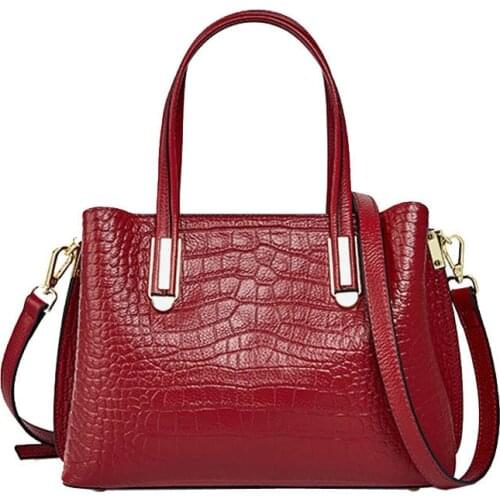 Crocodile pattern Cowhie handbag 2020 new Bags For women 2020 New Luxury Handbags Luxury Designer Women Leather Handbag Female