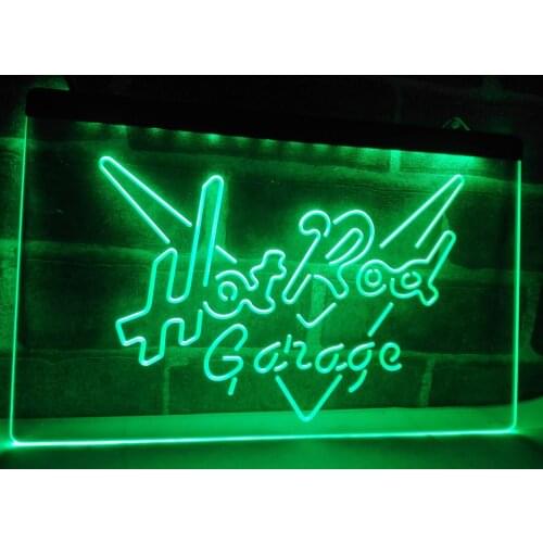 LE202- Hot Rod Garage Car Display LED Neon Light Sign home decor crafts