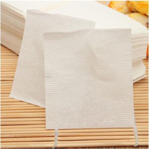 Hot 500pcs non-woven Empty Teabags String Heat Seal Filter Paper Herb Loose Tea Bag