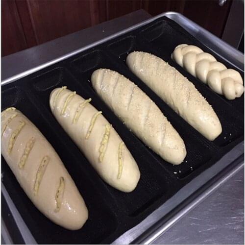 Can cut silicone breathable bread bagu bag European hot dog whole wheat bread frozen dough baking mold