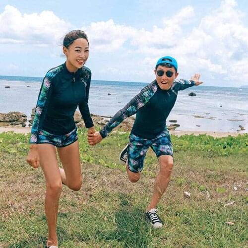 Mens Womens Uv Swim Shirt Long Sleeve Tight Fit Swimsuit Womens Rashguards Swimwear Bathing Suit Surf Swim Dive Tracksuit