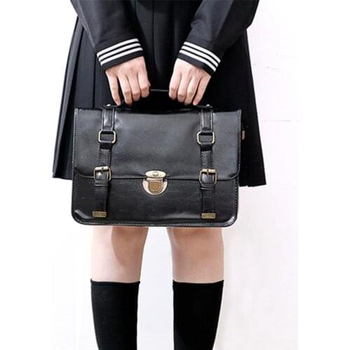 Japan Style Lolita JK Backpacks Girl Students School Bookbags Women Artificial Leather Messenger Bags Briefcase