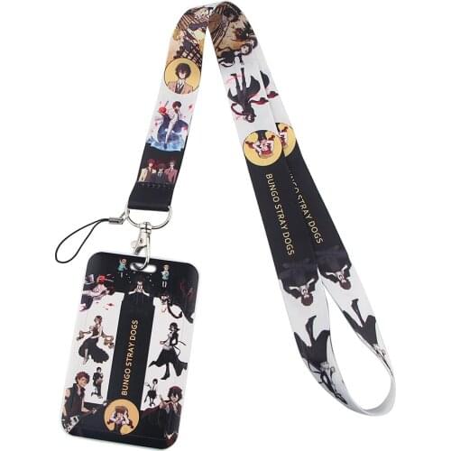 ER542 Anime DIY Personality Lanyard Card Holder Student Hanging Neck Mobile Phone Lanyard Badge Subway Access Card Holder