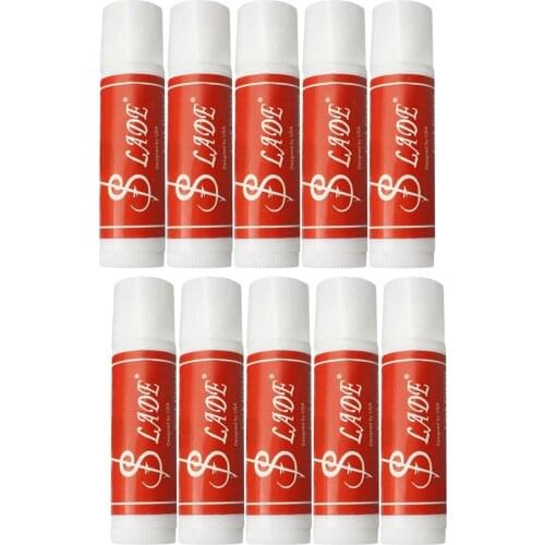 SLADE 10 Pcs Tubes Cork Grease Oil for Clarinet Saxophone Sax Accessories Woodwind Musical Instrument Parts