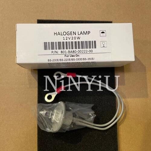 Original Mindray 12V20W bs200 lamp bulb Mindray BS220 lamp BS200 BS330 BS400 BS800 Biochemical Analyzer Light Bulb
