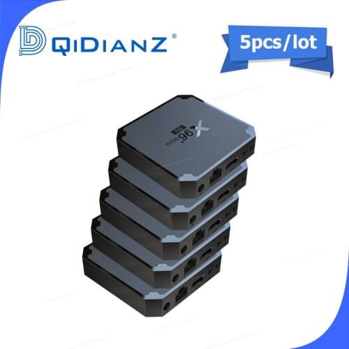 5pcs X96MINI 5G android9.0 smart TV Box Amlogic S905W4 quad core 2gb16gb 4k 3d set top box media player PK H96MAX IPTV in France