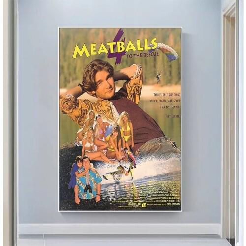 V0750 Meatballs 4 Vintage Classic Movie Wall Silk Cloth HD Poster Art Home Decoration Gift