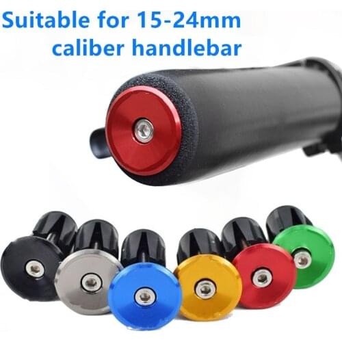 1 Pair Bicycle Grips Handle Bar Ends Cap BMX MTB Handlebar Plugs Bicycle Handlebar Mountain Road Bike Bicycle Accessories