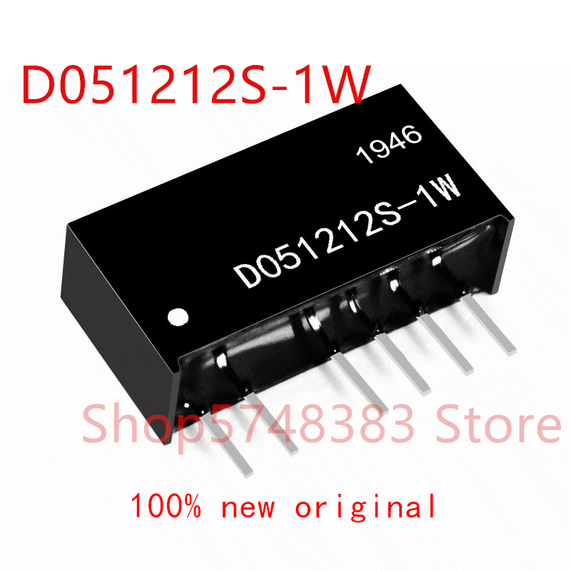 1PCS/LOT D051212S-1W D051212S 1W D051212 double isolation double output positive 12V 5V conversion + 12V and + 12V