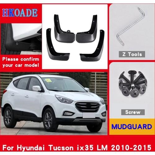 Car Fender Mud Flaps For Hyundai Tucson ix35 LM 2010 - 2015 Mudguards Splash Guards Fender Mudflaps Car Fender Accessories