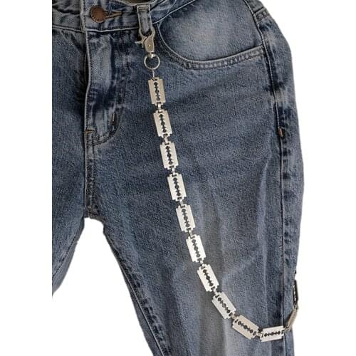 Pants Chain Handmade Punk Retro Street Culture Trousers Chain Jeans Chain Metal Clothing Accessories Jewelry Fashion for Men