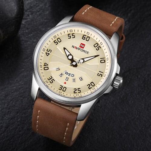 2021 NAVIFORCE Top Brand Men Sports Quartz Watches Mens Automatic Date Clock Man Military Waterproof Wrist Watch Reloj Hombre