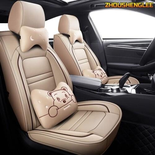 Leather car seat cover for Toyota Corolla Crown LC Prado FJ Cruiser Venza Zelas Yaris Vios Auris Matrix Pruis chr RAV4 Avensis