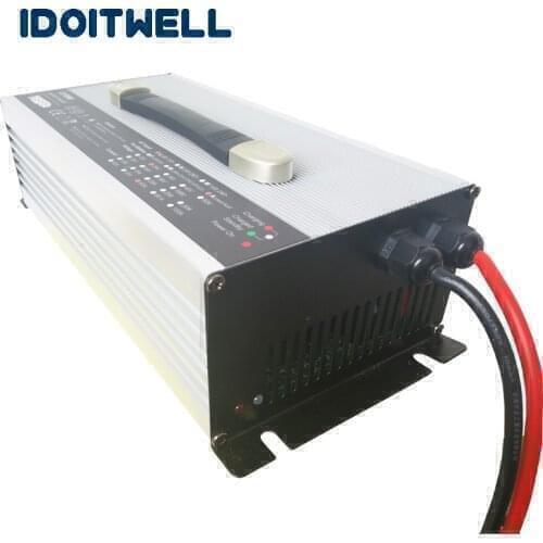 Customized 24V 75A power battery charger professional acid lifepo4 li-ion 24v motorcycle battery charger with charge Protection