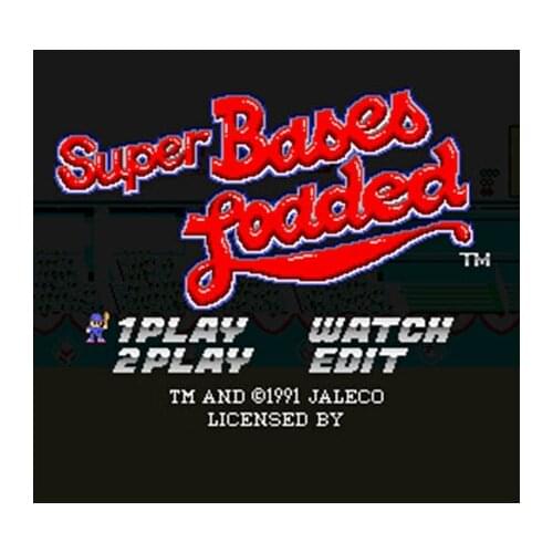 Super Bases Loaded NTSC Version 16 Bit 46 Pin Big Gray Game Card For USA Game Players