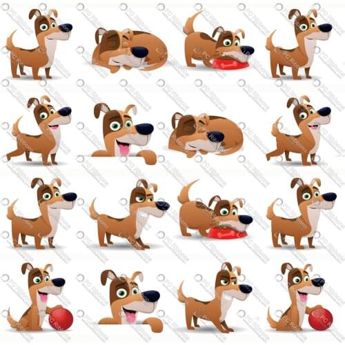 1-1/2" DIY Handmade Materials Cute Dog Printed Custom Design Ribbons for Crafts Hair Bow Lanyard/Grosgrain/Satin Ribbon CA219