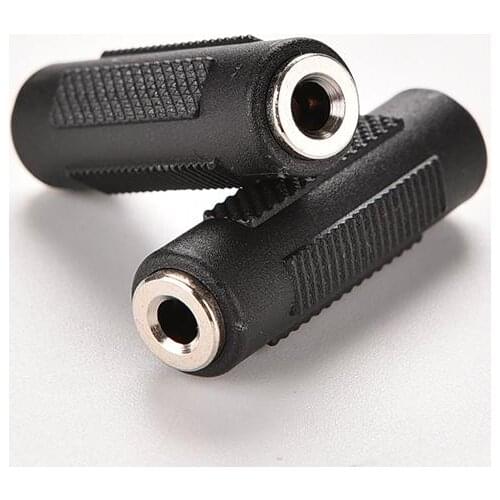 Mini 3.5mm Female To Female F/F Jack Stereo Audio Adapter Converter Extension Cable Coupler Connector