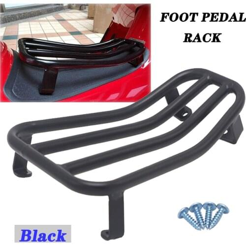 Foot Pedal Front Luggage Rack Bracket Holder for VESPA GTS 300 GTS300 2017 2018 2019 Motorcycle Accessories Black / Sliver