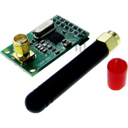NRF905 Wireless Transceiver Module Wireless Transmitter Receiver Board NF905SE With Antenna FSK GMSK Low Power 433 868 915 MHz