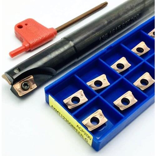 Sumitomo AXMT123508-G ACP200 Clear Angle Milling Cutter Bar 16R0.8-C15.6-150 16R0.8-C15.6-200 16R0.8 Bracket Tool Holder