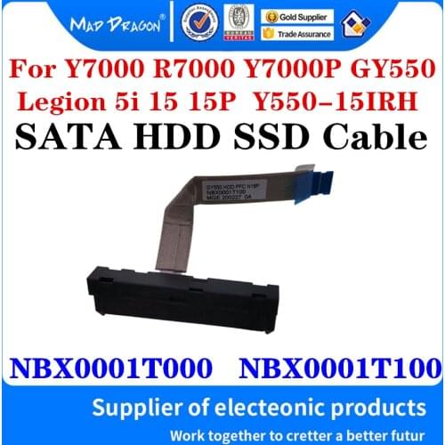 Hard Drive Adapter HDD SSD Connector Cable For Lenovo Y7000 R7000 Y7000P GY550 Legion 5i 15 15P Y550-15 Y550-15IRH NBX0001T100