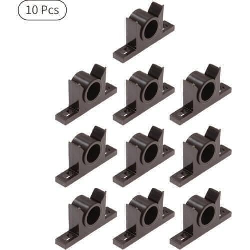 10Pcs Plastic Rubber Door Stoppers Dual No Punching Floor Bumper Wall Protection Wall Door Holder Magnetic Door Stopper Bumper