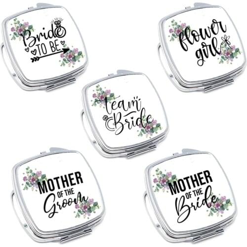 Mother of the bride groom to be flower girl bridesmaid Mirror Wedding engagement bridal shower Bachelorette hen party decoration