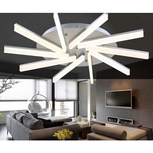 Ceiling Lamp 8 Lights Modern Simple Artistic LED ceiling lights Flush Mount 110-240v Free shipping