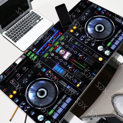 XGZ Rubber Non Slip PC DJ Music Locking Edge Mouse Pad Large Keyboards Pad Gaming Accessories Size Can Be Selected Desk Mat