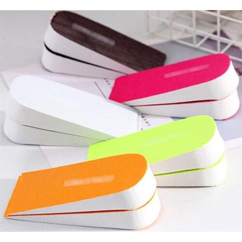 EVA Invisible Height Increased Insoles Heel Pads Orthopedic Insoles Soft Anti-slip Foot Insoles 2.5cm Lift Insole Dress In Socks