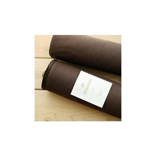 Linen contton table curtain DIY usage cloth fabric coffee color home textile