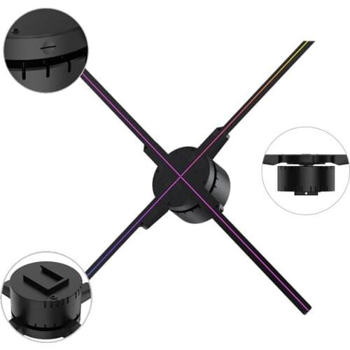 Led 3d Holographic Display Hologram Advertising Projector 52CM