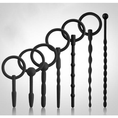 Urethrale Dilatator Gay Male Sounding Penis Plug Inserts Dilatato Silicone Urethral Sound Dilator Catheter Sex Toy for Men