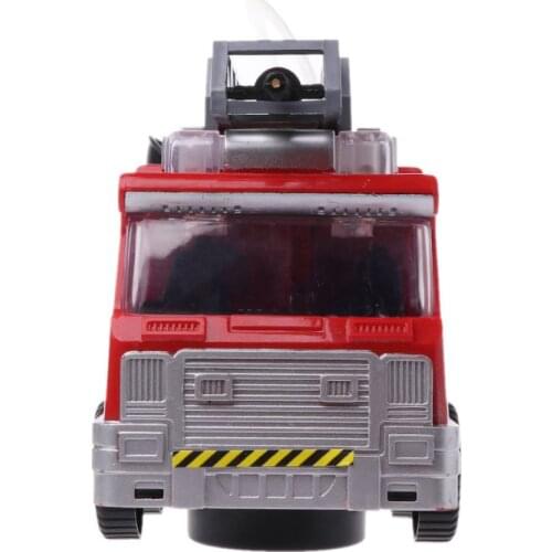Spray Water Truck Toy Fireman Fire Truck Car Music Light Educational Toys Boy Kids Toy Gift GXMB