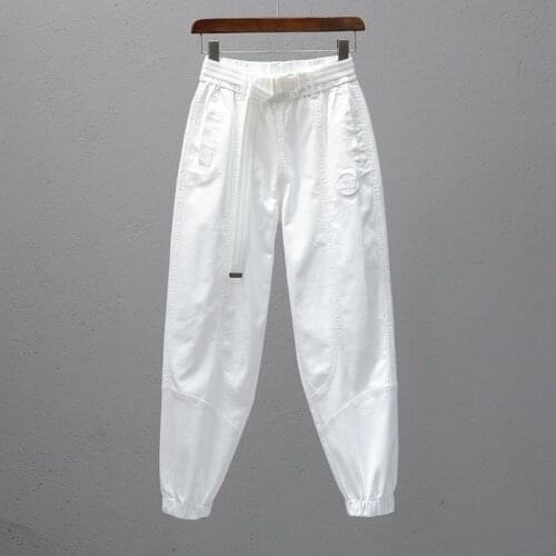 Ladies Harem Pants Elastic Waist Loose Casual Pants Spring and Summer New Flow Beam Feet Are Thin Carrot Harem Pants