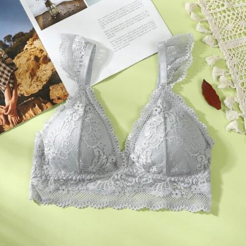 Women Lace Bra Sexy Bralette Push Up Bra Lace Female Brassiere Seamless Underwear Embroidery Lingerie Intimates