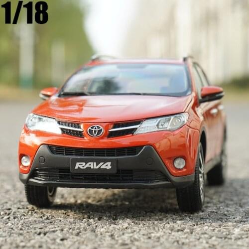New 1/18 Toyota RAV4 SUV Alloy Diecast Model Toy Car Collection For Adult Birthday Gifts Free Shipping