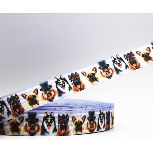 10 Yards/25 Yards/50 Yards Printed Grosgrain Ribbons for Hair Bows Diy Handmade Materials Ribbons for Crafts 25mm /75mm