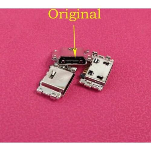 100pcs/lot Micro USB Charging Port Jack Connector For Samsung J5 SM-J500 J1 SM-J100 J100 J500 J5008 J500F J7 J700 J700F J7008