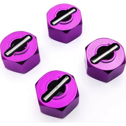4PCS 12mm Hex Hubs Wheel Adapters 5mm Thickness 12*4*5mm for 1/10 TRAXXAS SLASH 734A Upgraded Parts 727